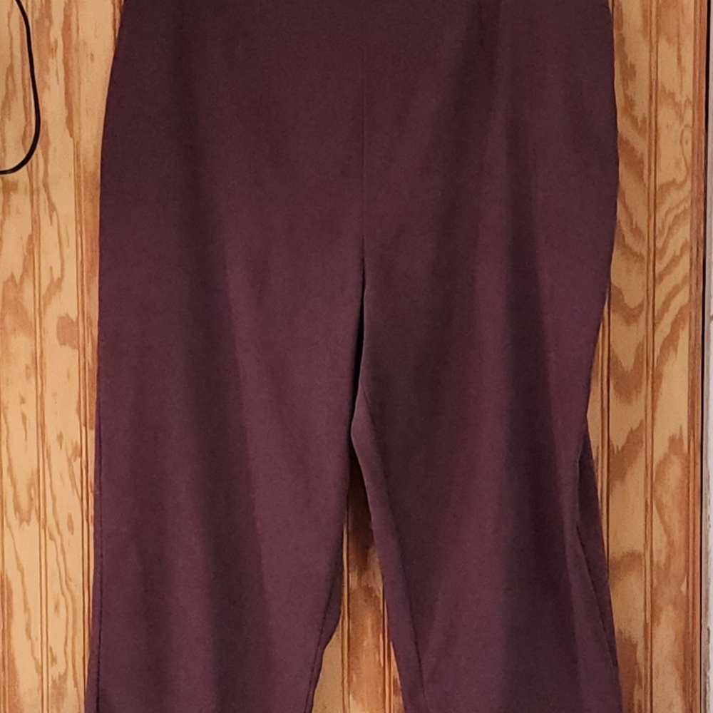 Cherokee Women's Plum Wide Leg Pants